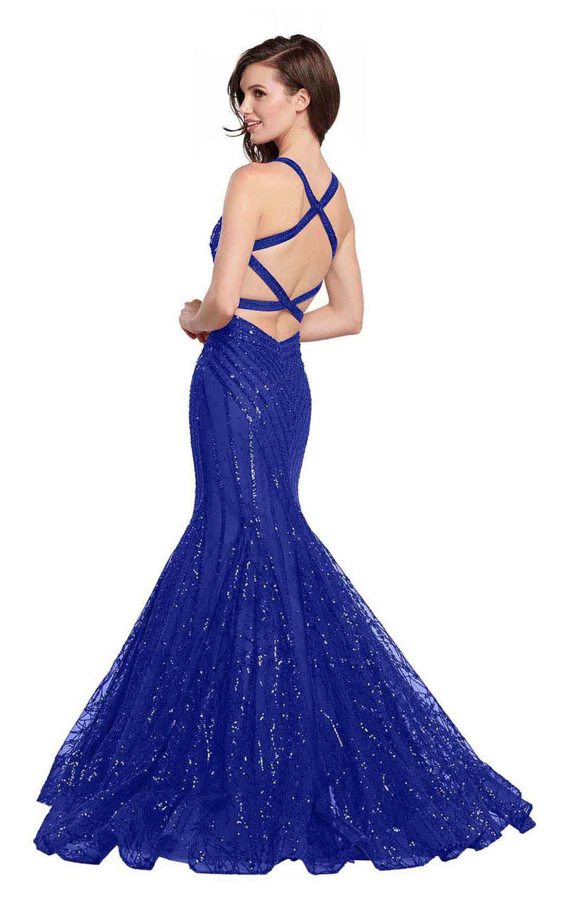 Ellie Wilde EW119025 Royal Blue