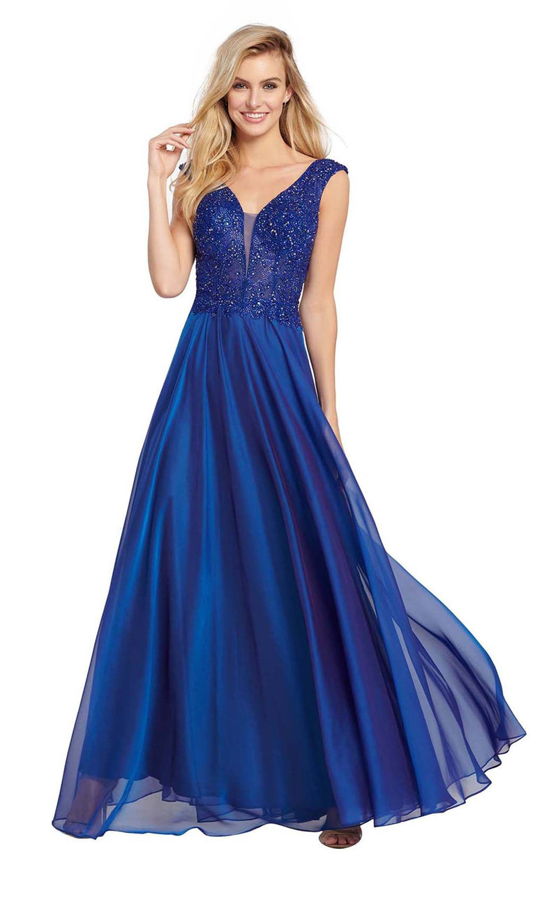 Ellie Wilde EW119050 Royal-Blue