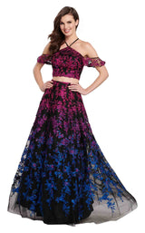 Ellie Wilde EW119055 Black Multi