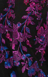 Ellie Wilde EW119056 Black Multi