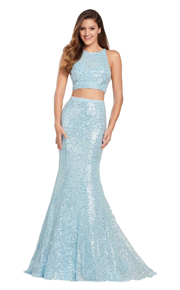 Ellie Wilde EW119058 Pale Blue