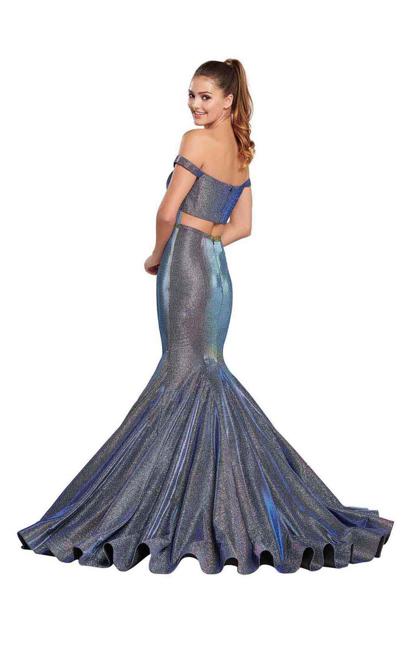 Ellie Wilde EW119061 Turquoise/Royal