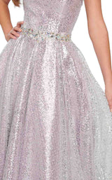 Ellie Wilde EW119078 Silver/Lilac