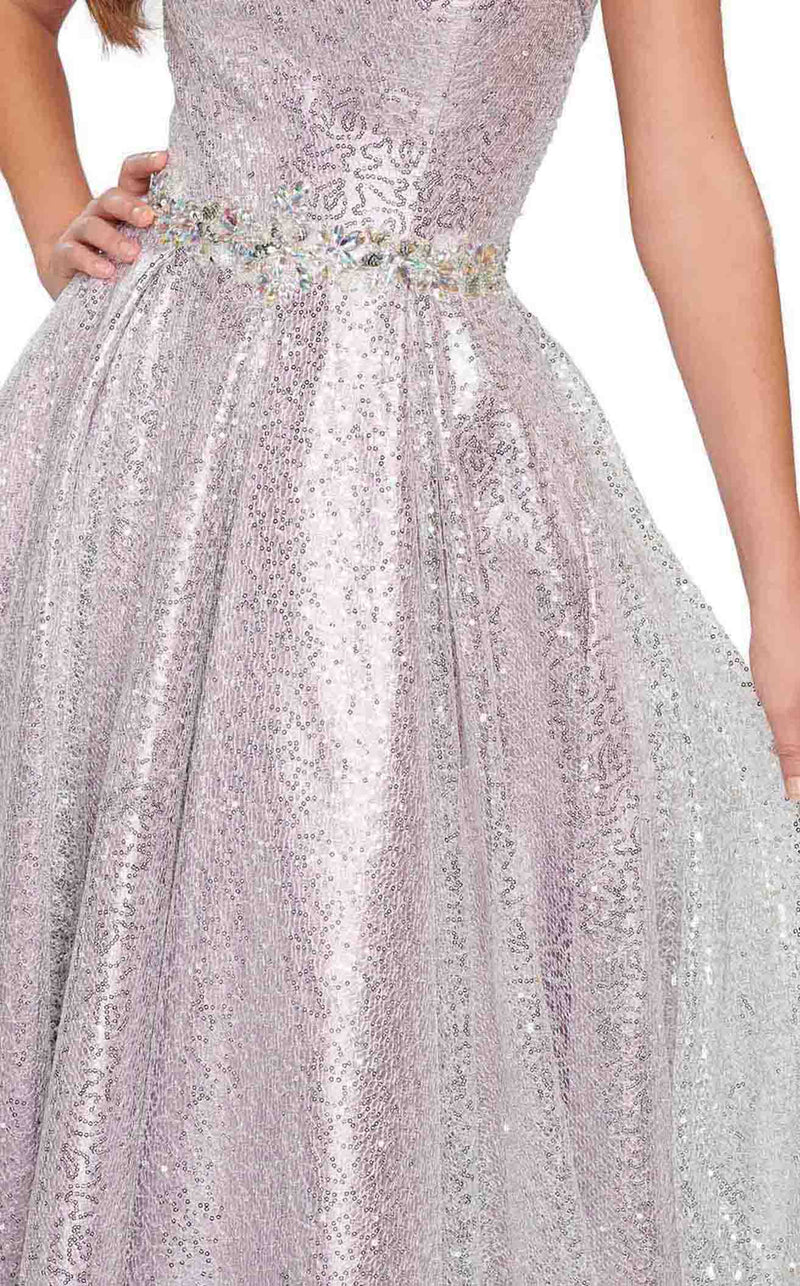 Ellie Wilde EW119078 Silver/Lilac