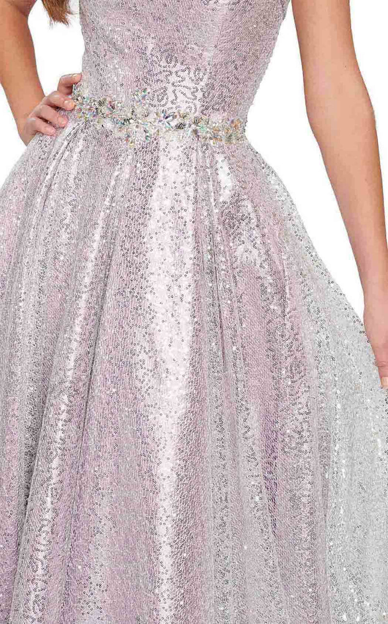 Ellie Wilde EW119078 Silver/Lilac