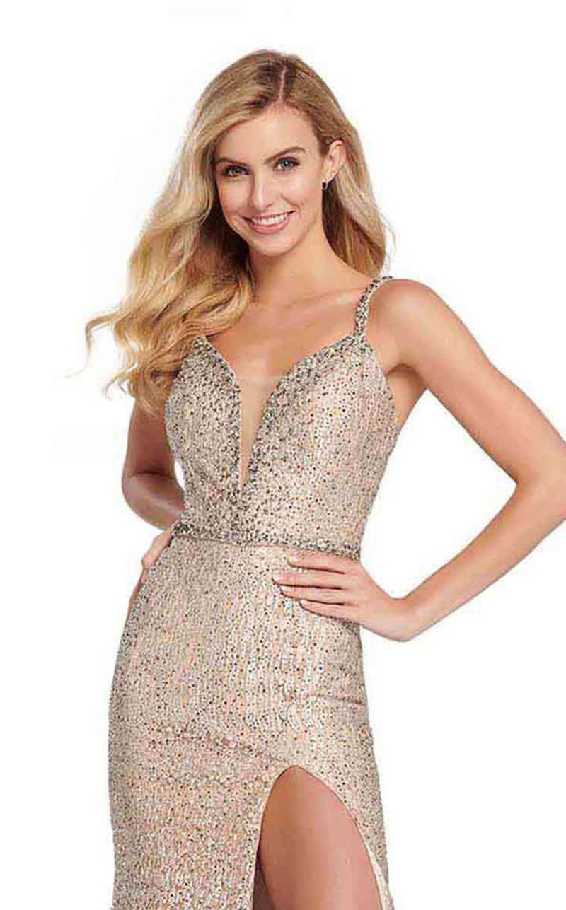 Ellie Wilde EW119079 Light-Champagne