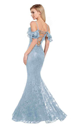 Ellie Wilde EW119081 Light Blue/Silver