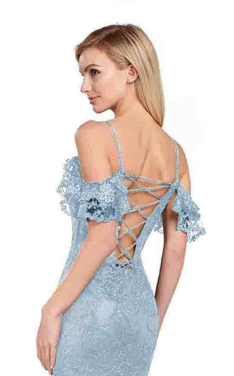 Ellie Wilde EW119081 Light Blue/Silver