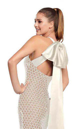 Ellie Wilde EW119084 Ivory/Nude