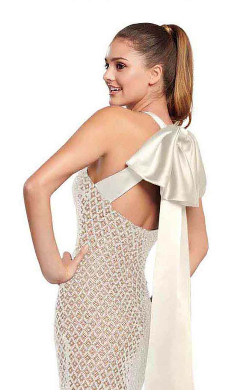 Ellie Wilde EW119084 Ivory/Nude