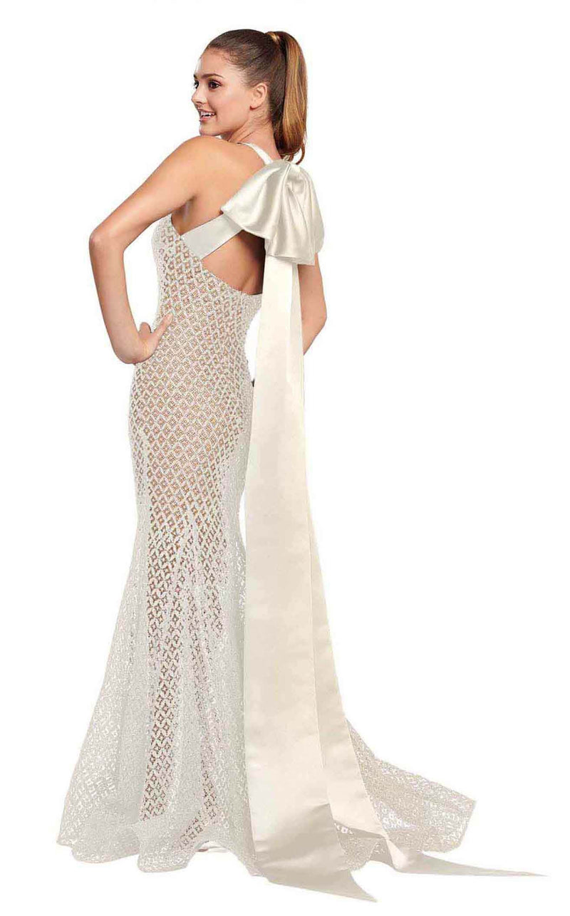 Ellie Wilde EW119084 Ivory/Nude