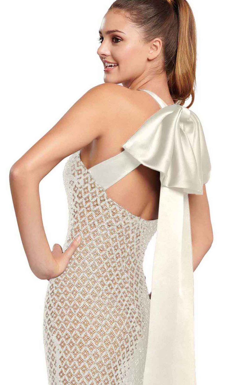 Ellie Wilde EW119084 Ivory/Nude