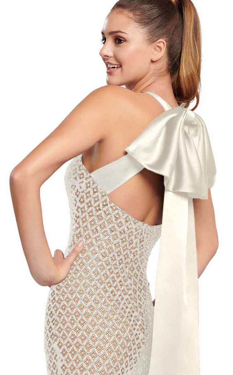 Ellie Wilde EW119084 Ivory/Nude