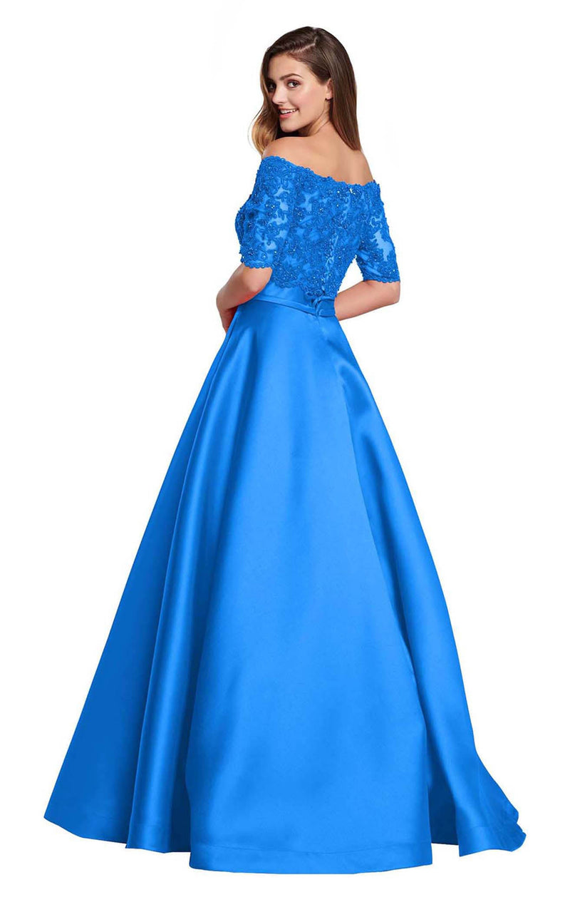 Ellie Wilde EW119092 Royal Blue