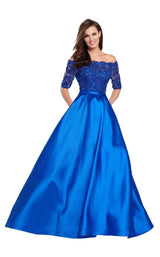 Ellie Wilde EW119092 Royal Blue