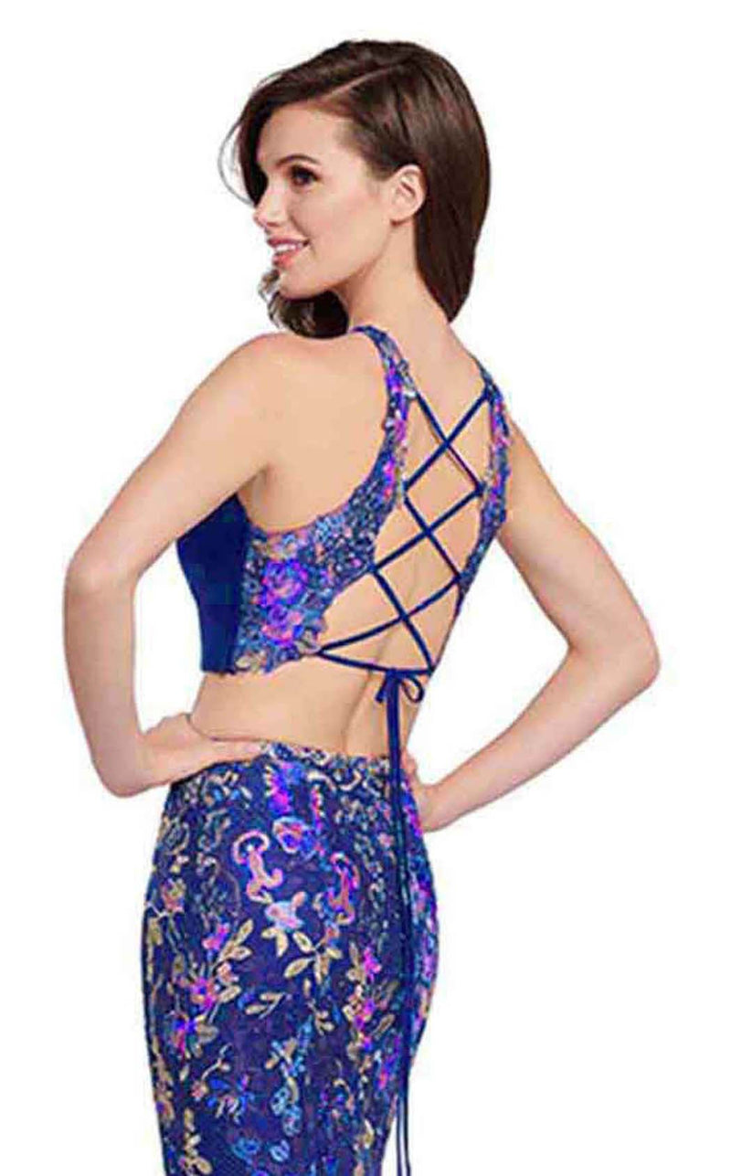 Ellie Wilde EW119113 Royal-Blue-Multi