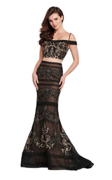 Ellie Wilde EW119118 Black/Gold