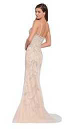 Ellie Wilde EW119131 Silver/Nude