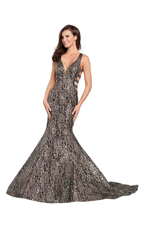 Ellie Wilde EW119136 Black/Gold