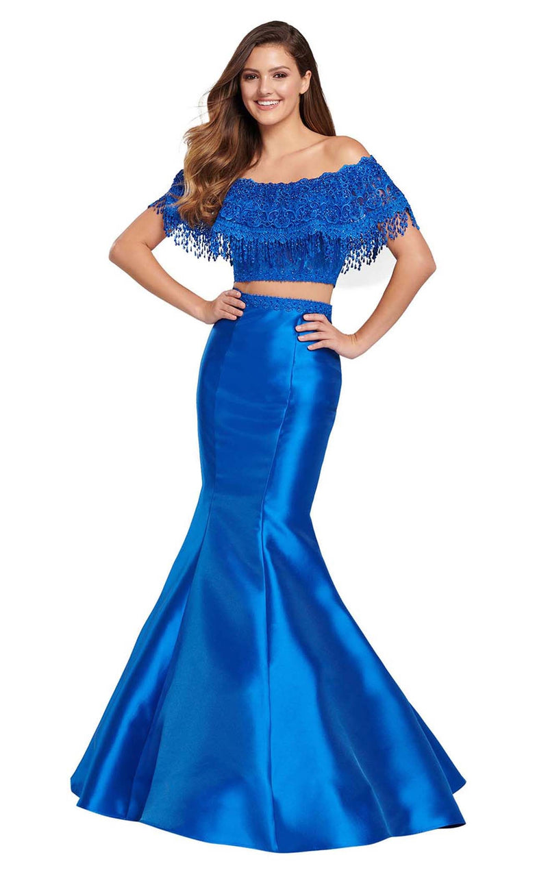 Ellie Wilde EW119142 Royal-Blue