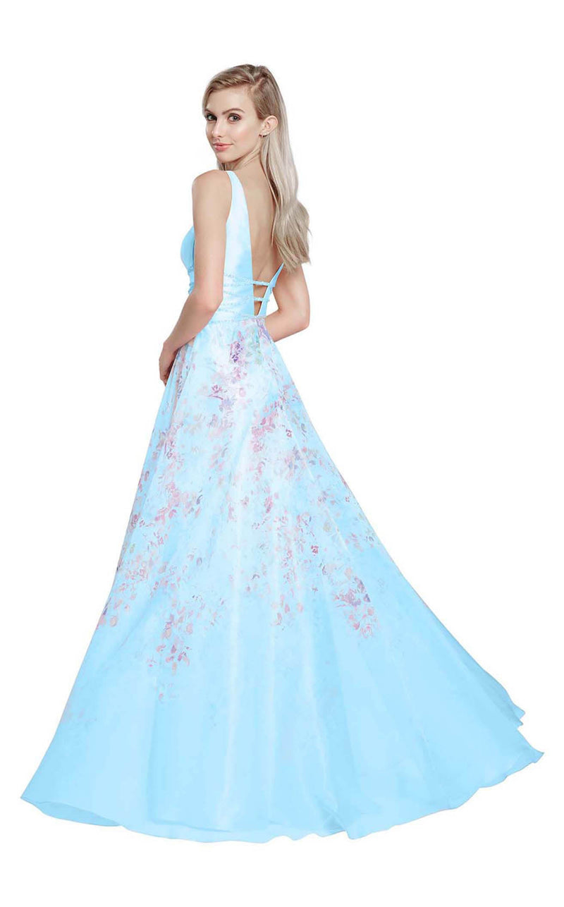 Ellie Wilde EW119191 Blue Multi