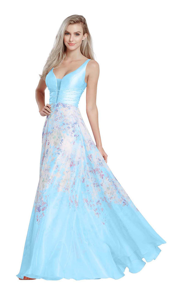 Ellie Wilde EW119191 Blue Multi