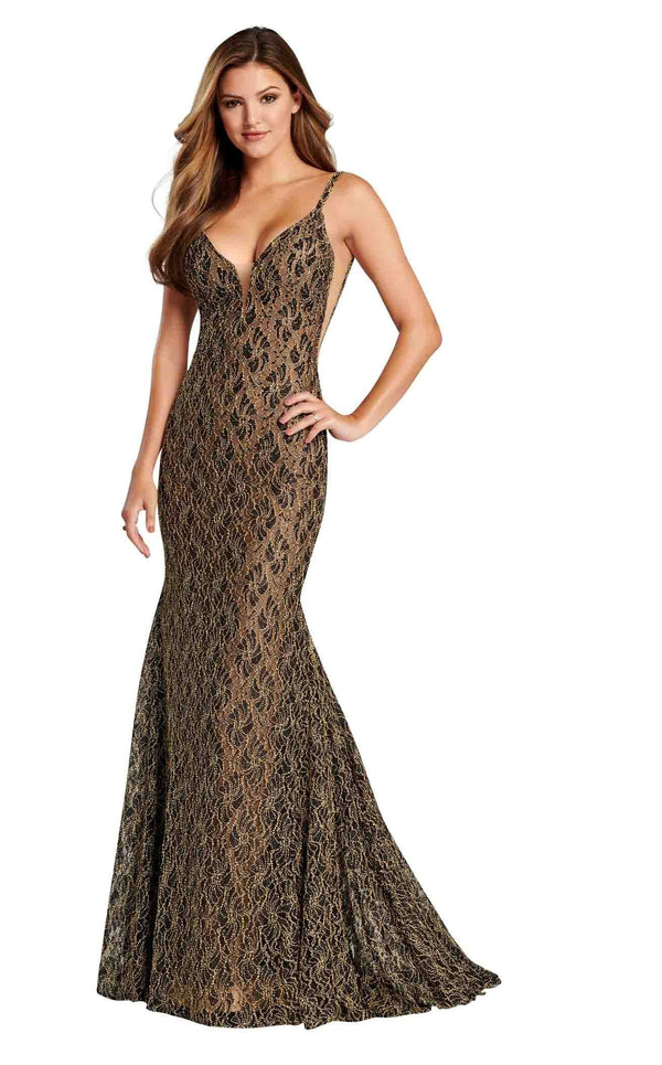 Ellie Wilde EW120003 Black/Gold