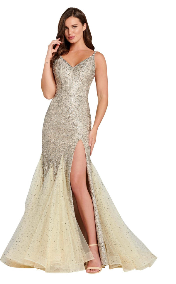 Ellie Wilde EW120019 Champagne/Silver