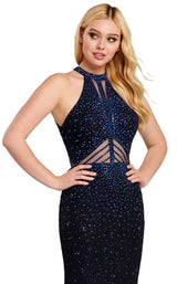 Ellie Wilde EW120035 Navy-Blue