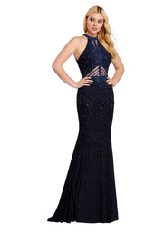 Ellie Wilde EW120035 Navy-Blue