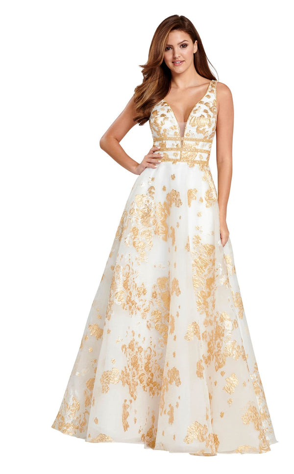 Ellie Wilde EW120063 Light-Gold-Multi