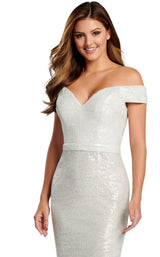 Ellie Wilde EW120070 White-Silver