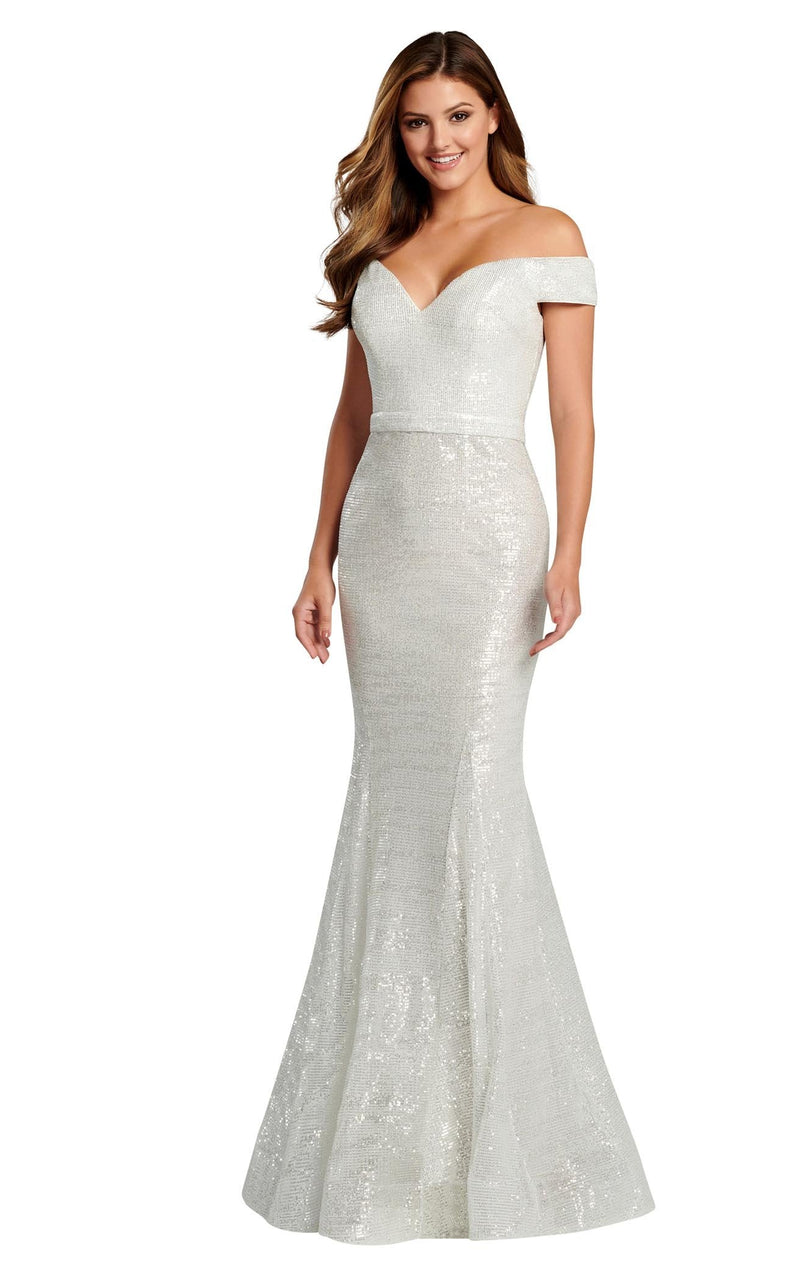 Ellie Wilde EW120070 White-Silver