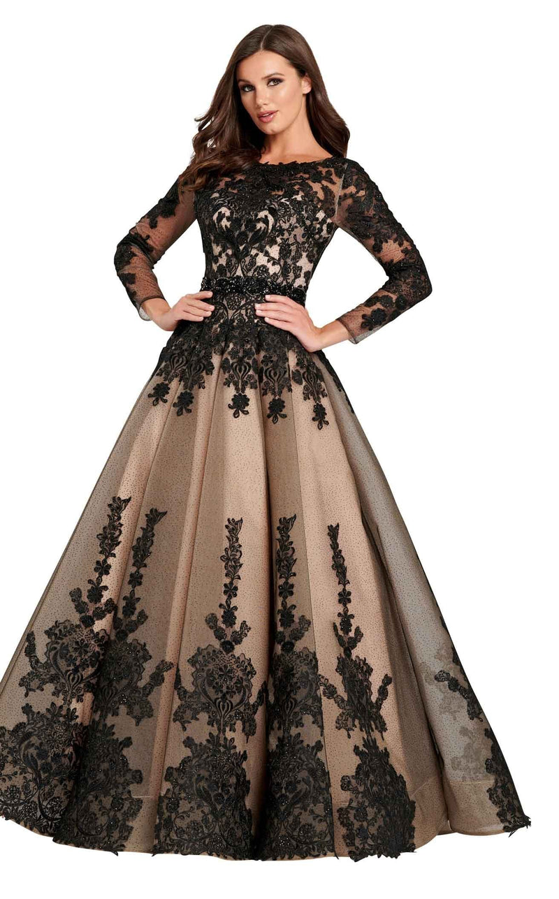 Ellie Wilde EW120078 Black-Nude