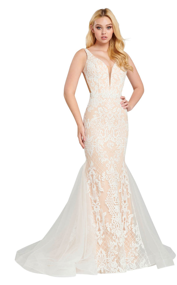 Ellie Wilde EW120079 Ivory/Nude