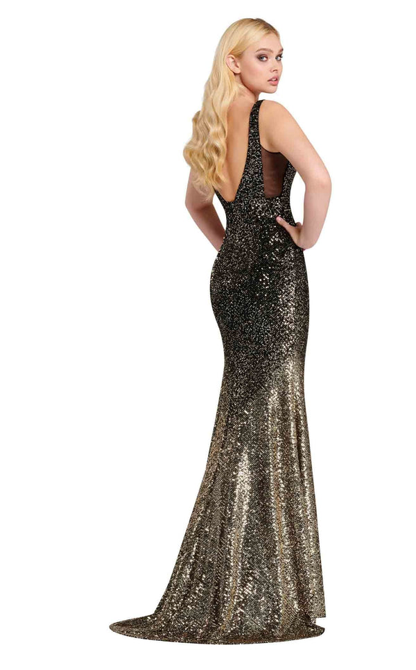 Ellie Wilde EW120081 Black/Gold