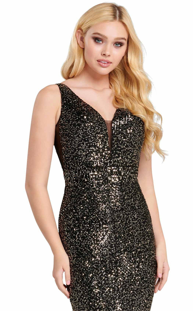 Ellie Wilde EW120081 Black-Gold