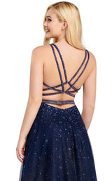 Ellie Wilde EW120097 Navy Blue