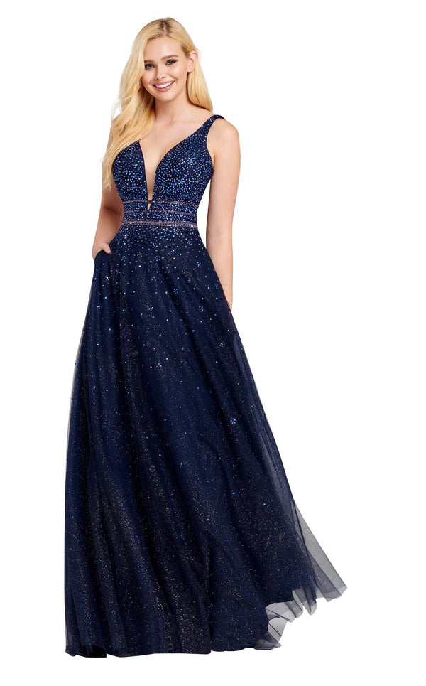 Ellie Wilde EW120097 Navy Blue