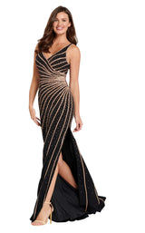 Ellie Wilde EW120098 Black-Rose-Gold