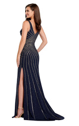 Ellie Wilde EW120098 Navy-Blue-Gunmetal