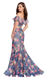 Ellie Wilde EW120099 Navy Multi