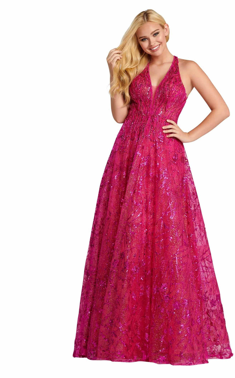 Ellie Wilde EW120132 Fuchsia