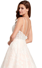Ellie Wilde EW120135 Ivory-Blush