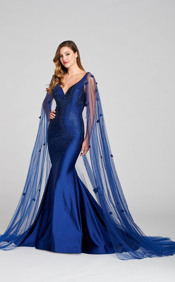 Ellie Wilde EW121007 Navy Blue