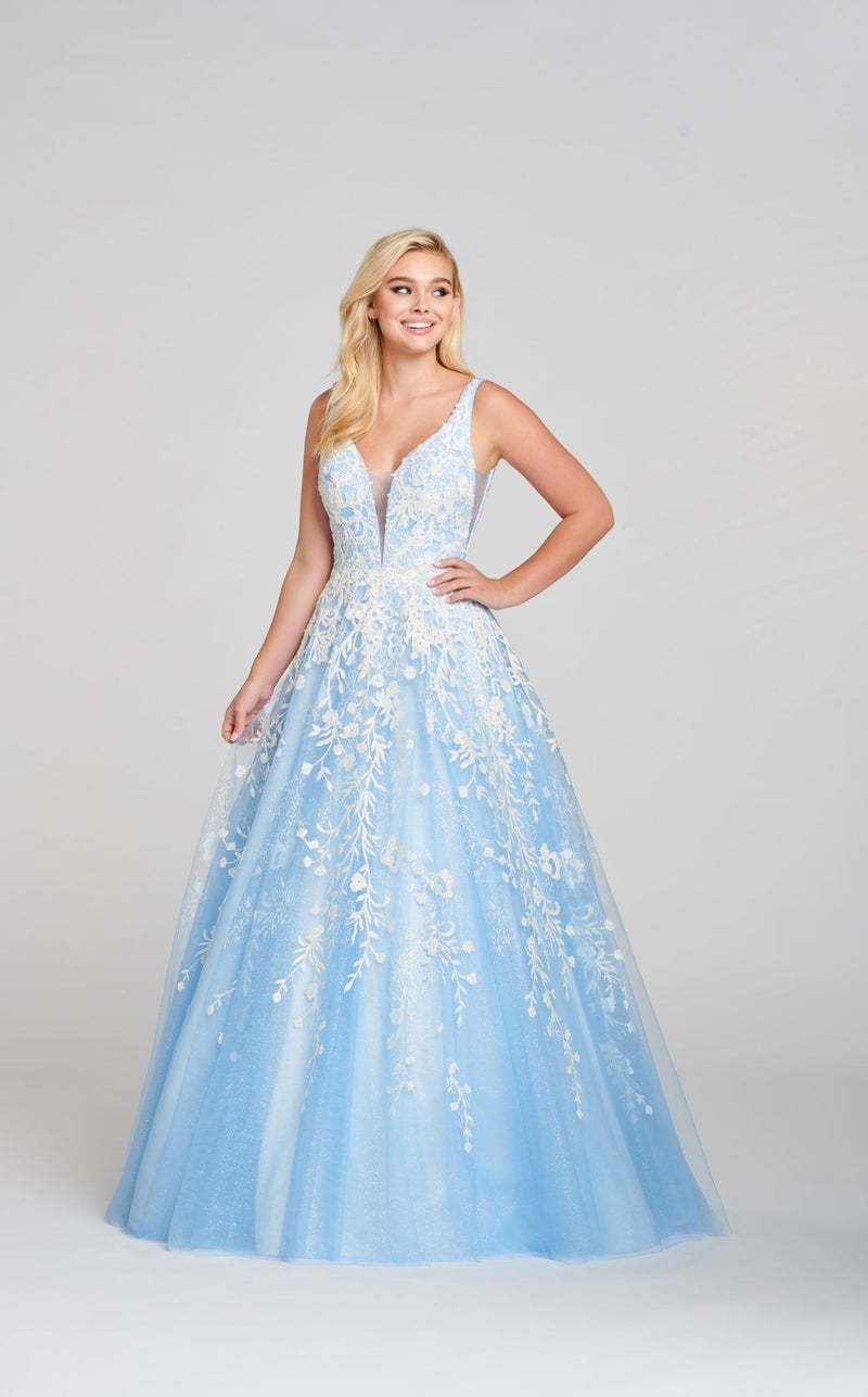 Ellie Wilde EW121028 Ice-Blue-White