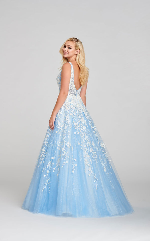 Ellie Wilde EW121028 Ice-Blue-White