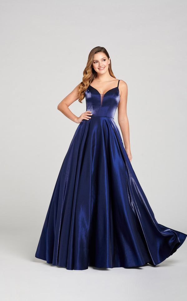 Ellie Wilde EW121035 Navy Blue