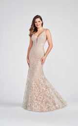 Ellie Wilde EW122002 Silver/Nude