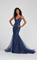 Ellie Wilde EW122058 Navy Blue